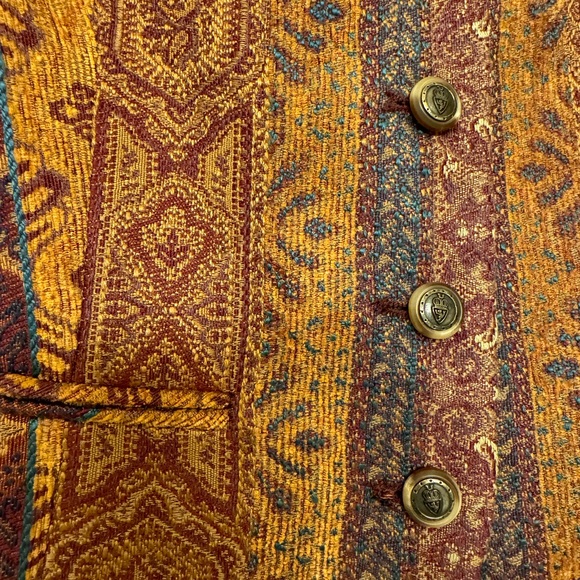 Talbots Petite 12 rich woven vest - Picture 4 of 4